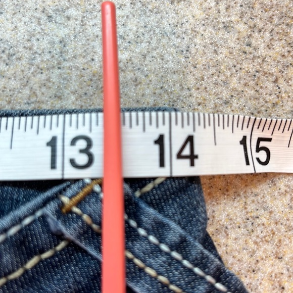 👖Wallflower Distressed Skinny Blue Jeans Women’s 8-10 based on measurements - Picture 16 of 17